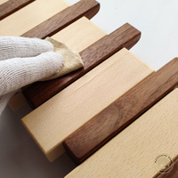 Natural Wood Wall-Mounted Hanger