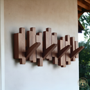 Irregular Natural Wood Wall-Mounted Hanger